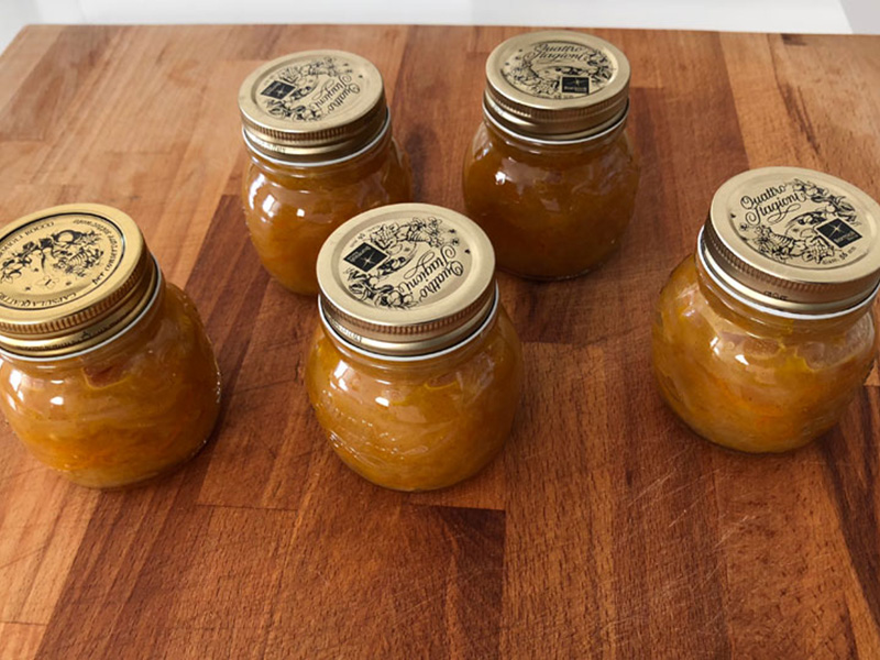 Chutney di cipolle e arance