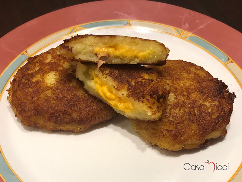 Tortini di patate fondenti